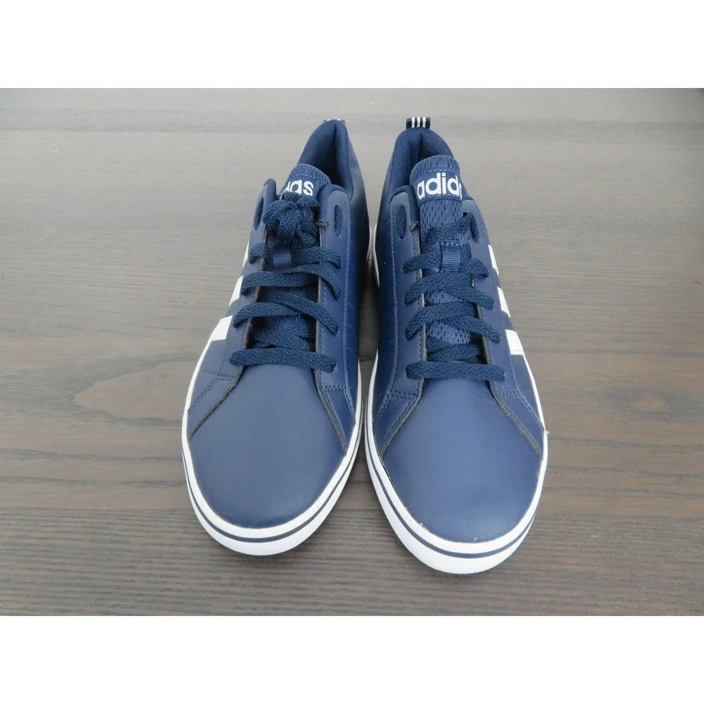 Adidas VS Pace 2.0 Mens 8.5 Shoes Blue 3 Stripe Low Top Casual Sneakers B74493